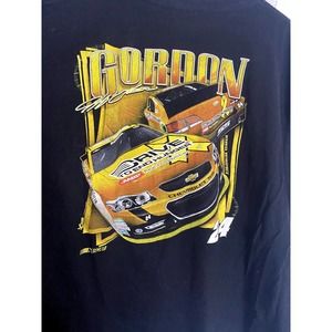 Chase Authentic Jeff Gordon Black T-shirt, Size 3XL